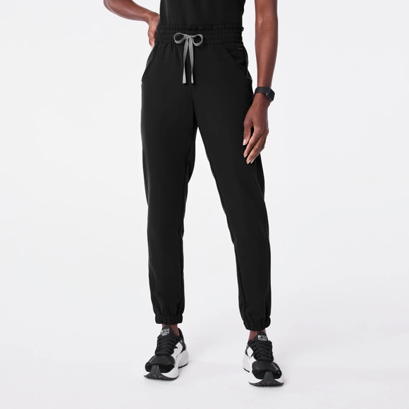 FIGS Women's Navy Regina High Waisted Slim Jogger Scrub Pant - XS Regular - Picture 7 of 9